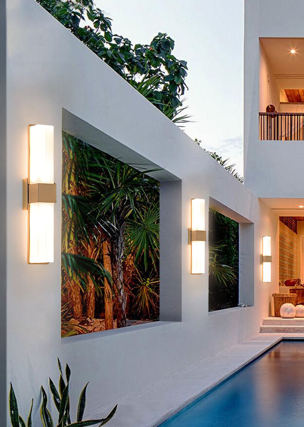 Lámparas de pared LED rectangulares opcionales de 3 color