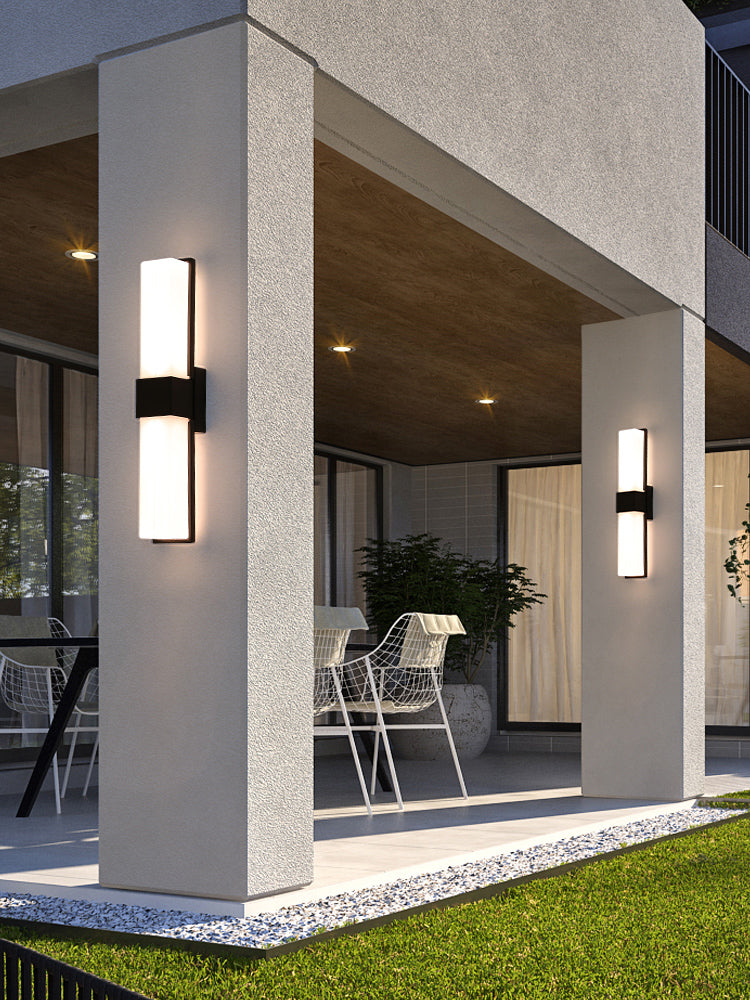 Lámparas de pared LED rectangulares opcionales de 3 color