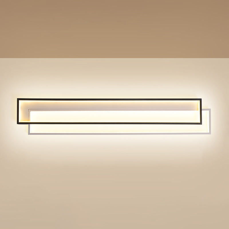 Simplicité lampe à la ligne rectangle des lampes murales intérieures