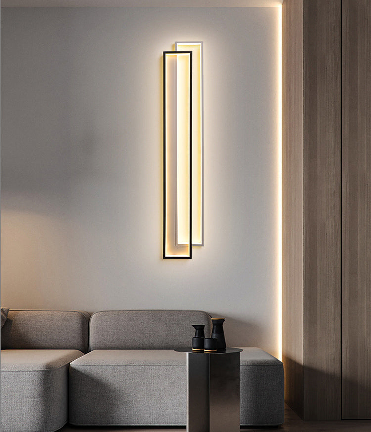 Simplicité lampe à la ligne rectangle des lampes murales intérieures