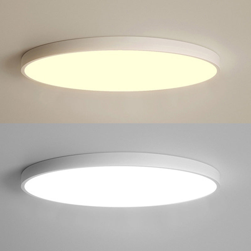 Moderne LED-Deckenleuchten zur Oberflächenmontage, Lampenschirm aus Metall für das Wohnzimmer
