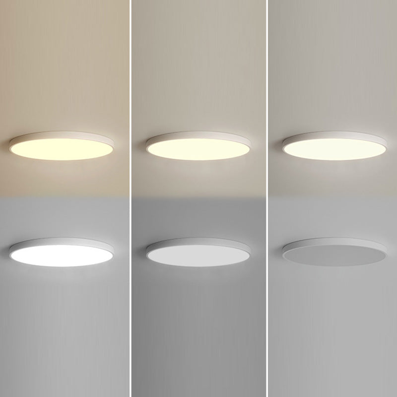 Moderne LED-Deckenleuchten zur Oberflächenmontage, Lampenschirm aus Metall für das Wohnzimmer