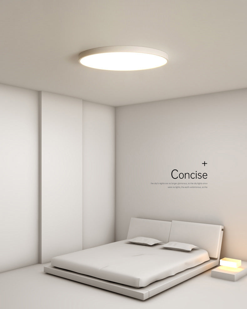 Moderne LED-Deckenleuchten zur Oberflächenmontage, Lampenschirm aus Metall für das Wohnzimmer