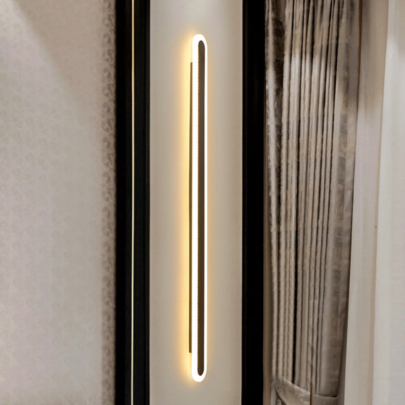 Ombra lineare Acrilico LED LED SCONCE LAMPAGNO MINIMALISTRO UN AGLIO DELLA LUCE PER APERO HALL