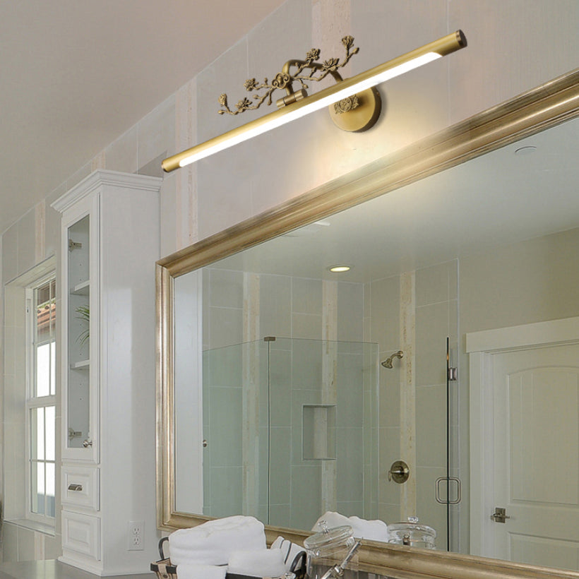 Metal Mirror Wall Lights Modern Simple Stlye 1 Head Wall Mount Fixture