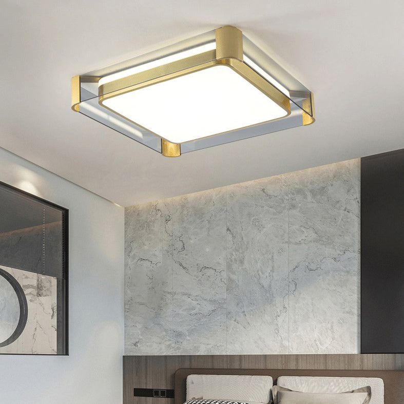 Metalen moderne stijl ontwerp inbouwverlichting LED-glaslamp voor woonkamer