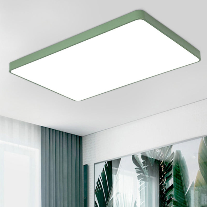 Plafonniers géométriques à montage en surface à 1 lumière LED, luminaires encastrés en métal de style moderne