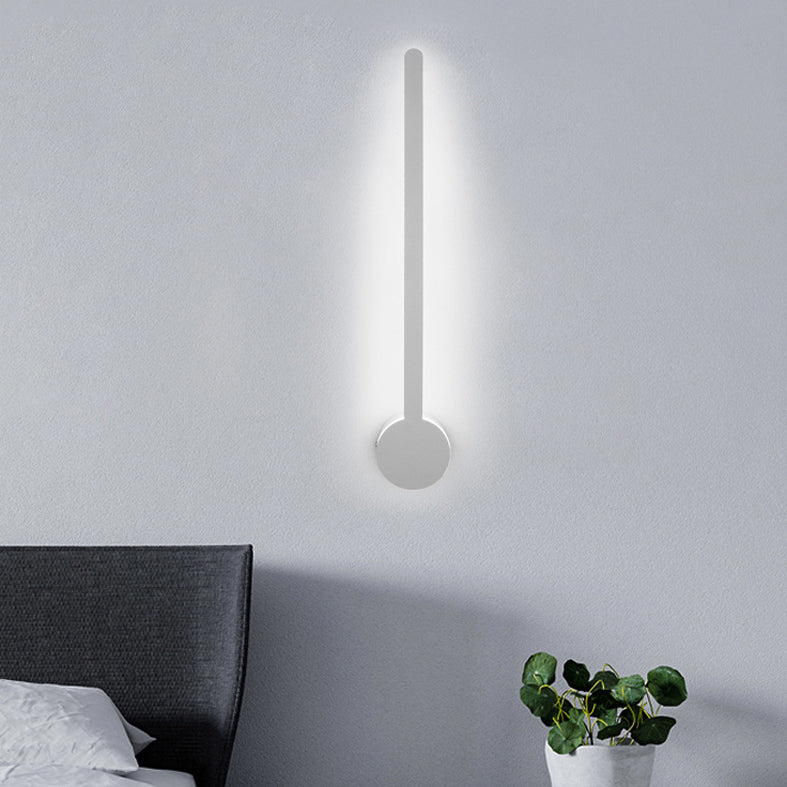 LED Pendulum Shape Wall Lamp Line Light Modern Style Metal Aluminum Wall Sconce