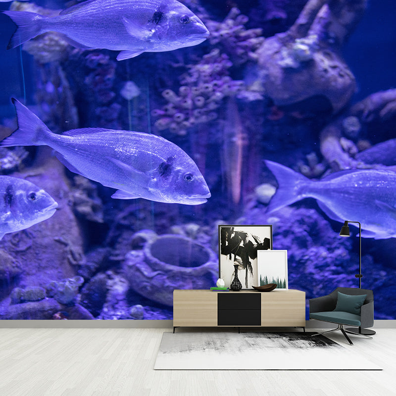 Interesting Underwater World Modern Wall Murals Wallpaper, Stain Resistant