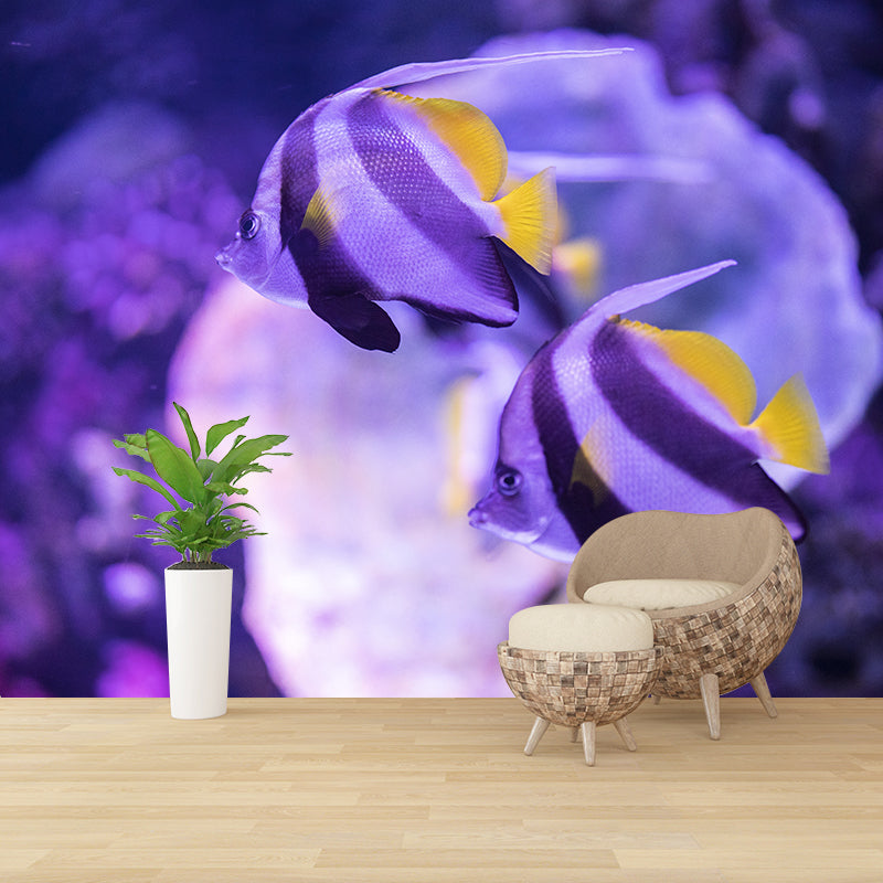 Interesting Underwater World Modern Wall Murals Wallpaper, Stain Resistant