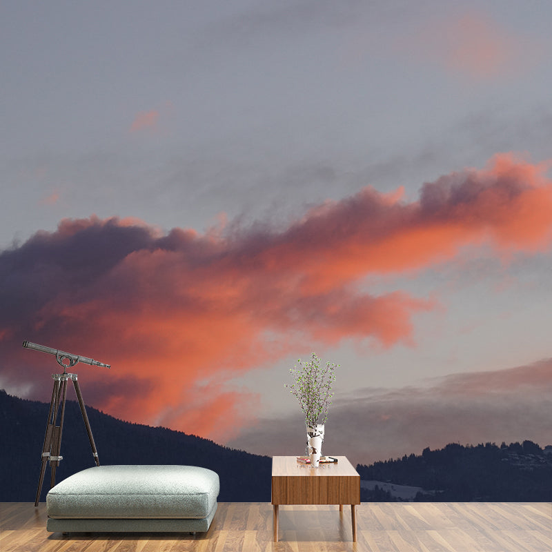 Photography Sky and Cloud Mural Decal for Sleeping Room, Custom Size Available