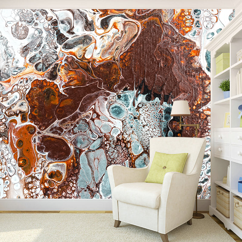 Abstract Illustration Mural Wallpaper Modern Wall Covering for Sleeping Room
