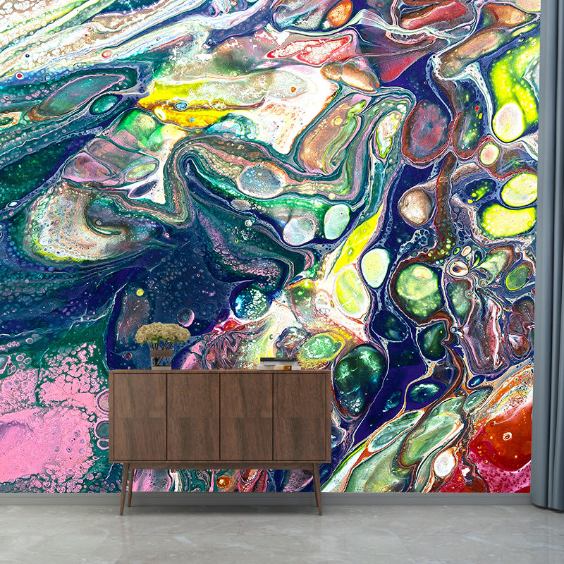 Abstract Illustration Mural Wallpaper Modern Wall Covering for Sleeping Room