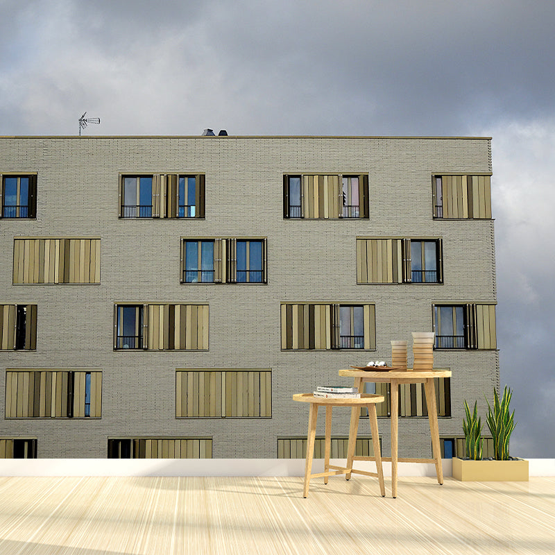 Modern Building Wall Covering for Home Decor Customized Mural Wallpaper