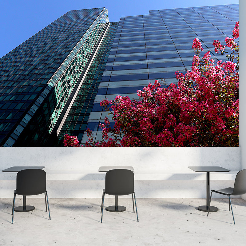 Architecture Photo Moisture Resistant Mural Decal Modern Wall Decor for Meeting Room