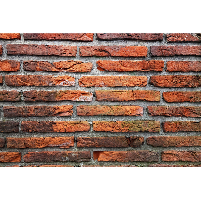 Industrial Style Brick Wall Wall Covering for Living Room, Moisture Resistant