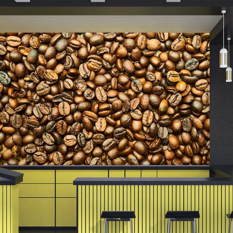 Coffee Beans Wall Murals for Coffee Shop Decoration Custom Size, Waterproofing
