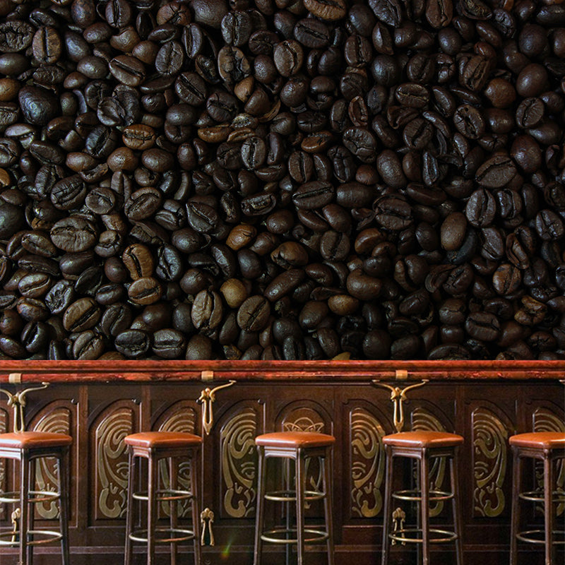Coffee Beans Wall Murals for Coffee Shop Decoration Custom Size, Waterproofing