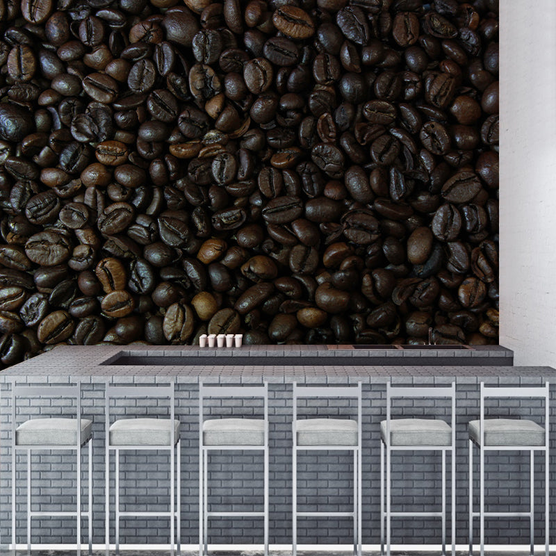 Coffee Beans Wall Murals for Coffee Shop Decoration Custom Size, Waterproofing