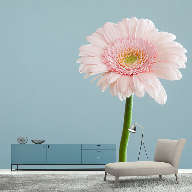 Modern Chrysanthemum Wall Covring for Bedroom Decoration, Moisture Resistant