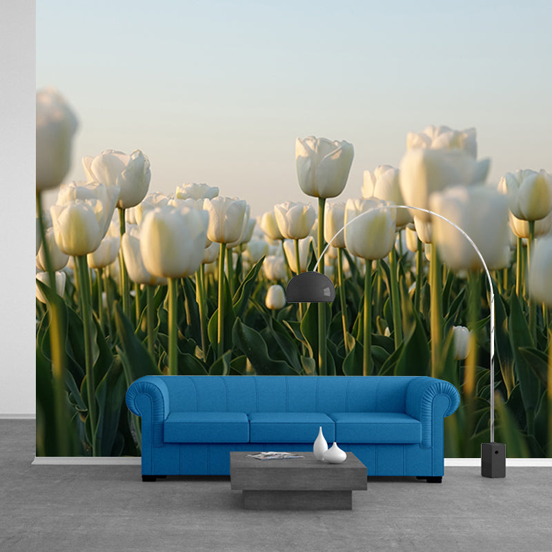 Tulip Flower Wall Mural Decals Home Decoration Girls' Bedroom Wall Decor
