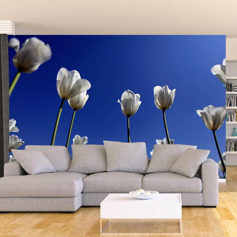 Tulip Flower Wall Mural Decals Home Decoration Girls' Bedroom Wall Decor