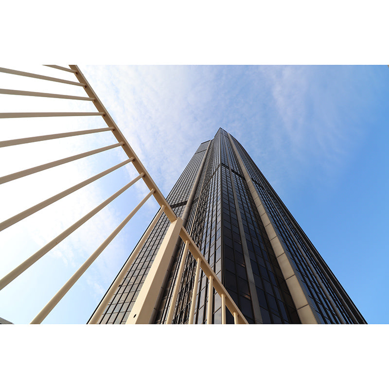 Modern City Architecture Mural Wallpaper Meeting Room Wall Decor, Made to Measure