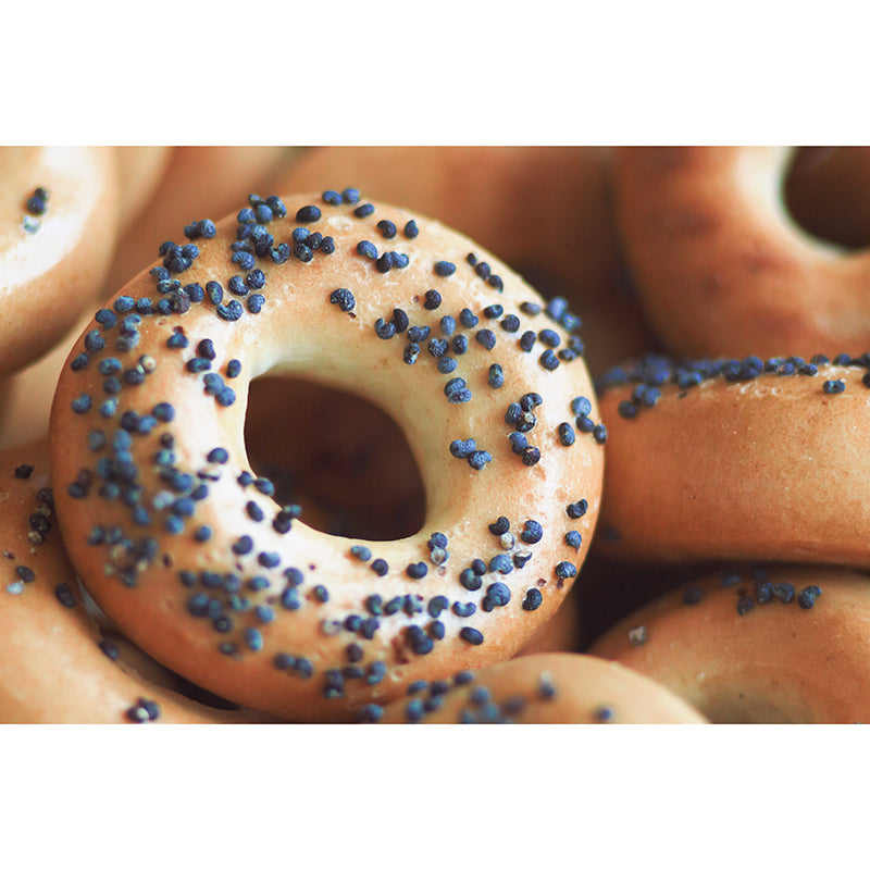 Donut Desserts Food Mural Wallpaper Water Resistant Wall Decor for Dessert Shop