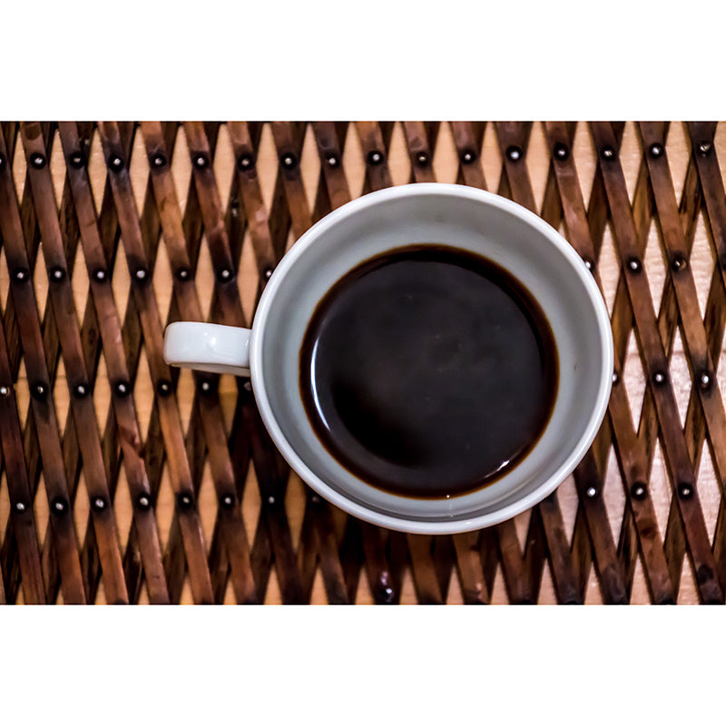 Strong Coffee Wall Mural Decal Customized Size for Restaurant Hotel, Water Resistant