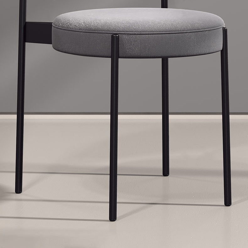 Chaise de salle à manger scandinave en métal