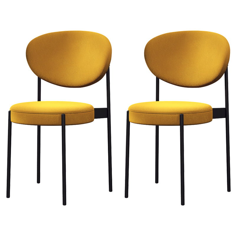 Chaise de salle à manger scandinave en métal