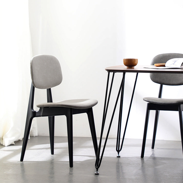 Chaise latéral moderne sans bras sans bras intérieur