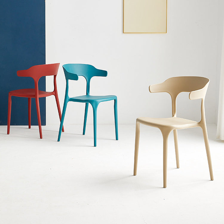 Chaise latéral de cuisine moderne en plastique de 20 ''