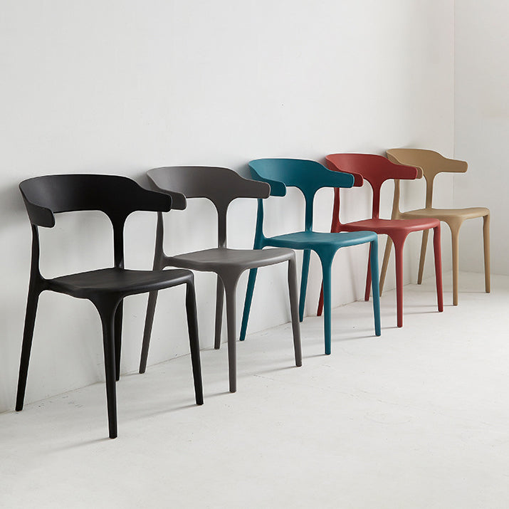 Chaise latéral de cuisine moderne en plastique de 20 ''