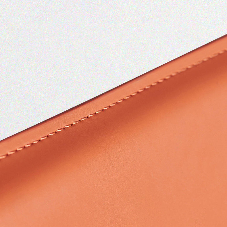 Contemporary PU Leather Dining Side Chair Matte Finish Solid Back Dining Chair