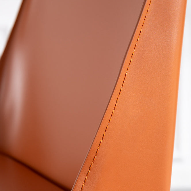 Chaises de salle à manger en métal de style scandinave chaise sans bras solide pour la maison