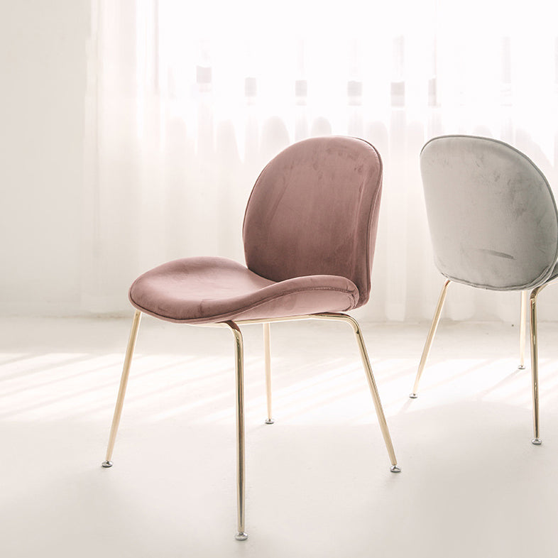 Chaises en métal de style scandinave maison des chaises sans bras solides pour cuisine