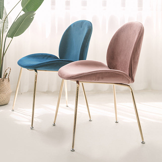 Chaises en métal de style scandinave maison des chaises sans bras solides pour cuisine