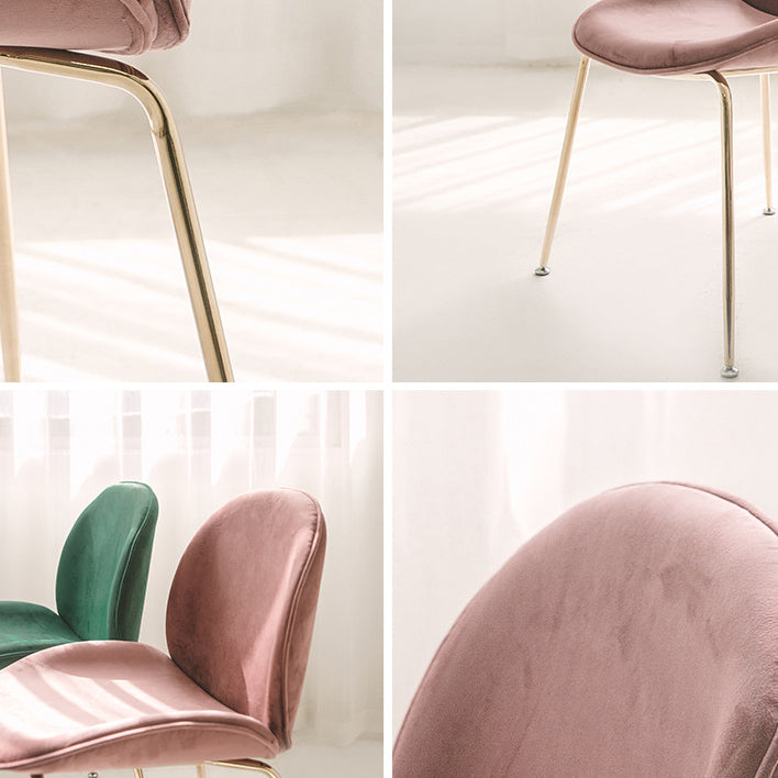 Chaises en métal de style scandinave maison des chaises sans bras solides pour cuisine