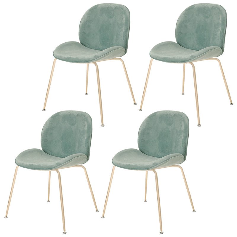 Chaises en métal de style scandinave maison des chaises sans bras solides pour cuisine