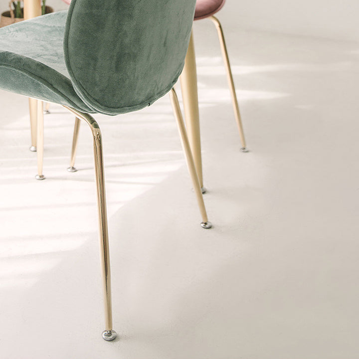 Chaises en métal de style scandinave maison des chaises sans bras solides pour cuisine