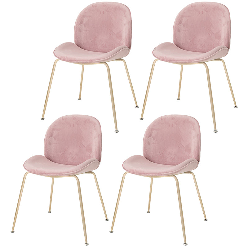 Chaises en métal de style scandinave maison des chaises sans bras solides pour cuisine