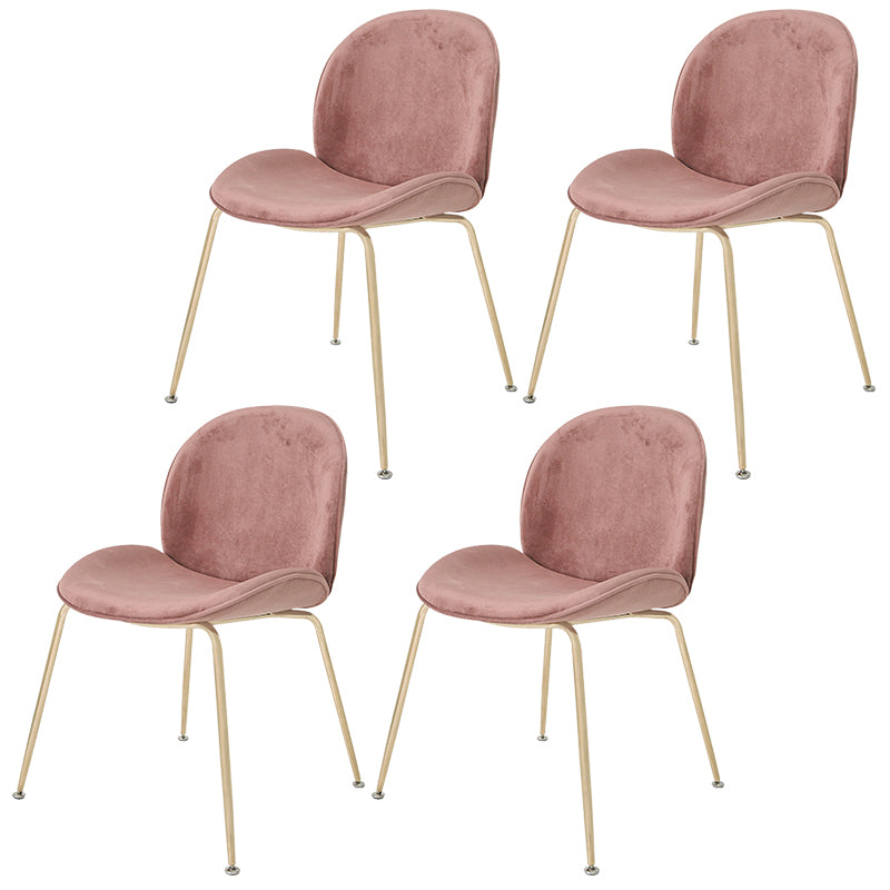 Chaises en métal de style scandinave maison des chaises sans bras solides pour cuisine