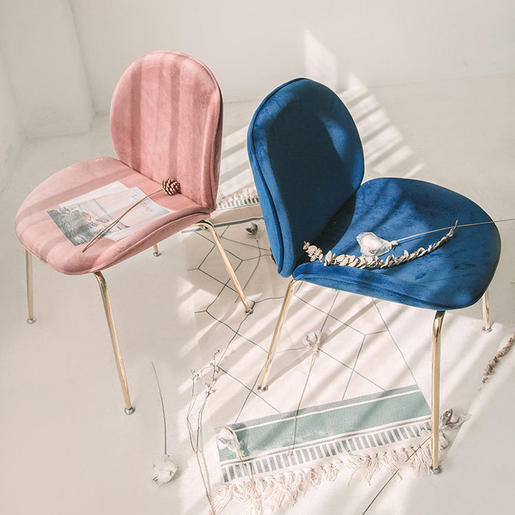 Chaises en métal de style scandinave maison des chaises sans bras solides pour cuisine