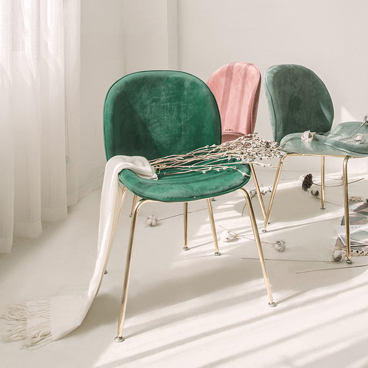 Chaises en métal de style scandinave maison des chaises sans bras solides pour cuisine