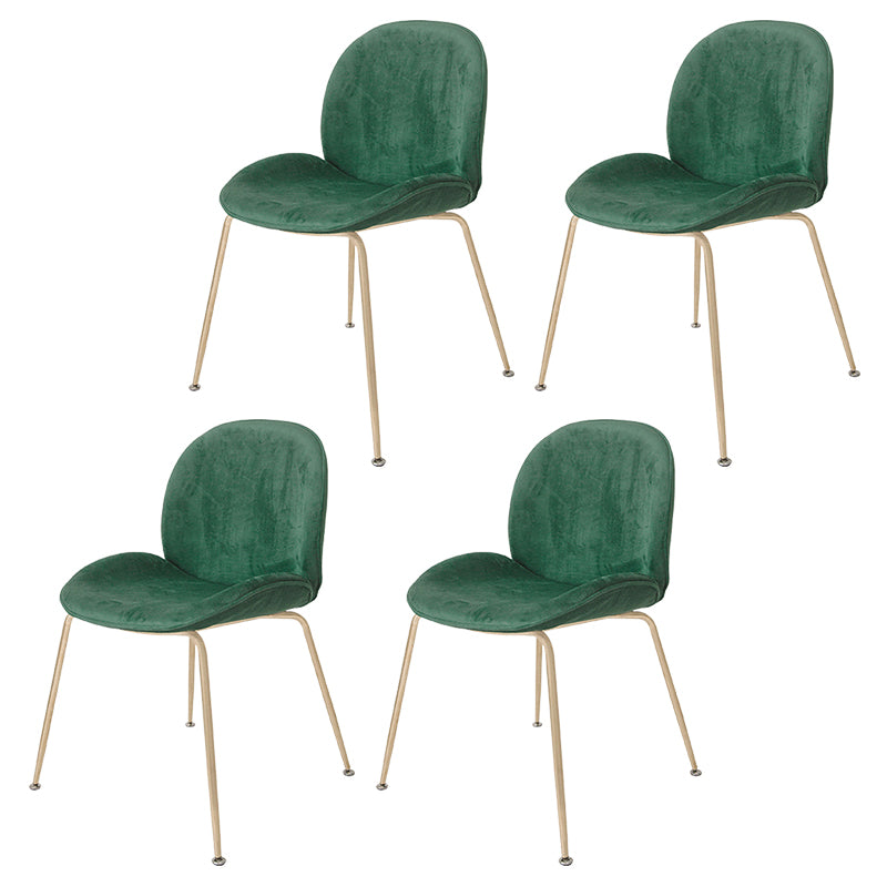 Chaises en métal de style scandinave maison des chaises sans bras solides pour cuisine