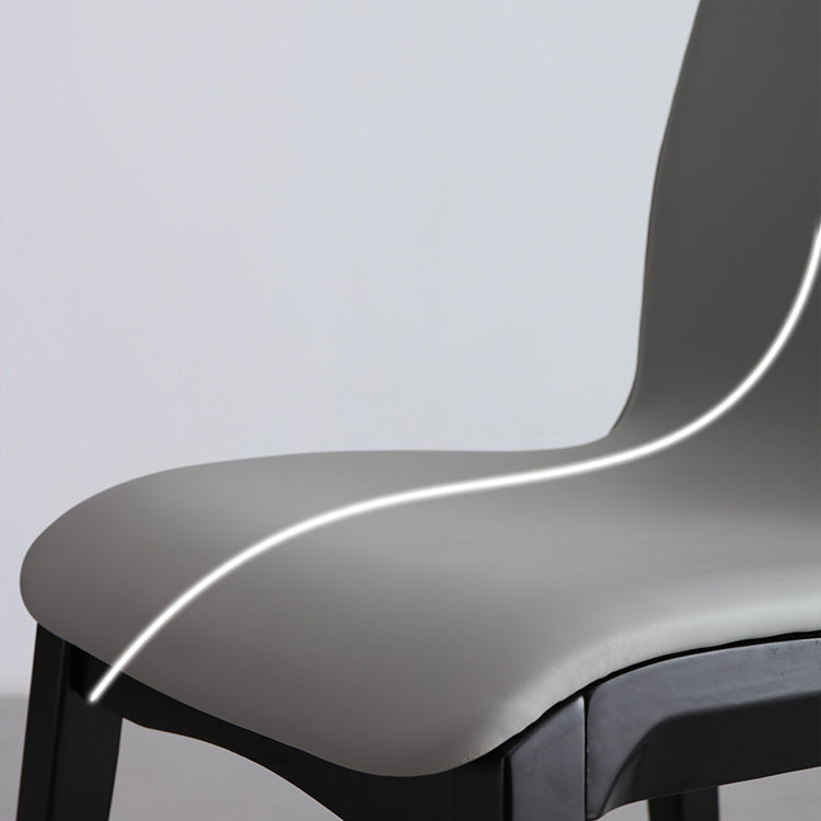 Sedia da pranzo al coperto contemporaneo in legno sedia parsons per cucina