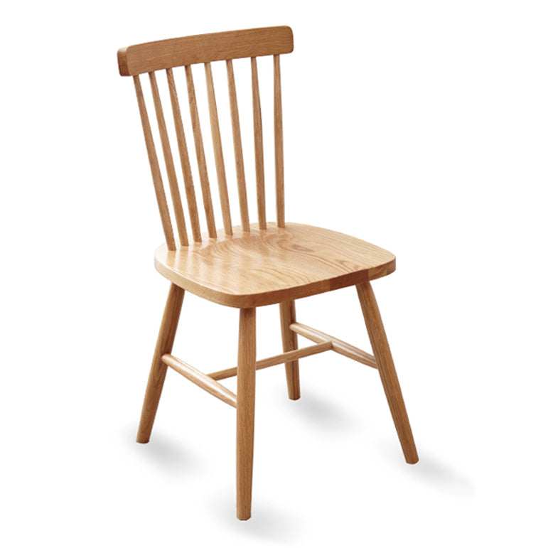 Modern Kitchen Wood Square Dining Chair Windsor Back Side Chair for Home Use