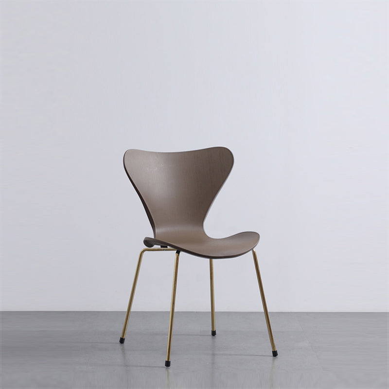 Sillas laterales sin brazos modernas con 4 patas de acabado negro sillas sólidas de plástico para uso doméstico