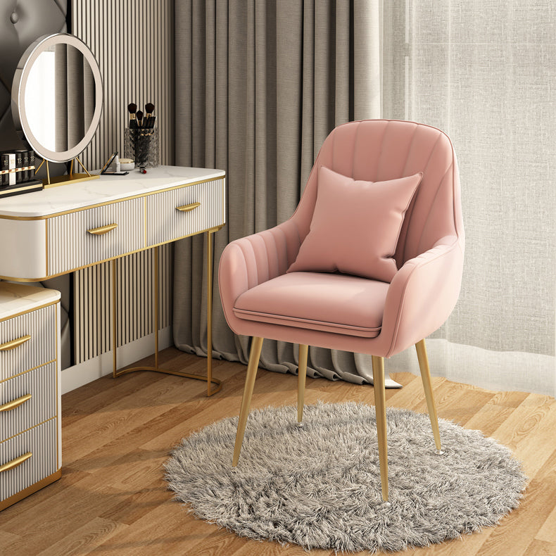 Metal Contemporary Home Side Chair Parsons Chair 18'' Wide Chair for Kitchen